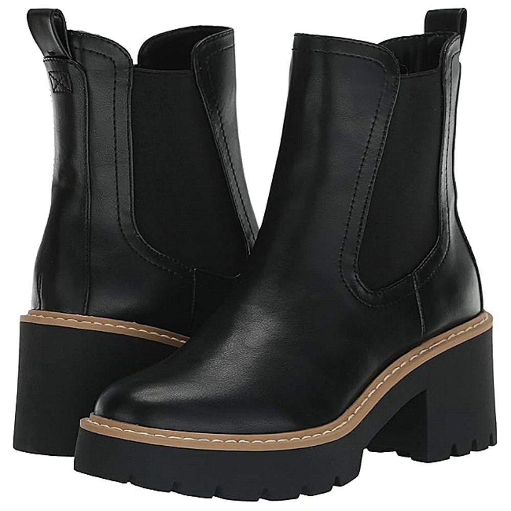 New w/o Box DV by Dolce Vita Tobias Vegan Leather Pull-On Lug Sole Platform Boot